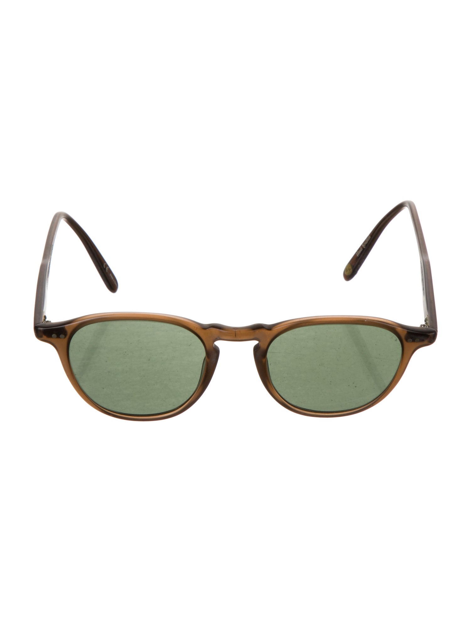 Garrett Leight Round Tinted Sunglasses