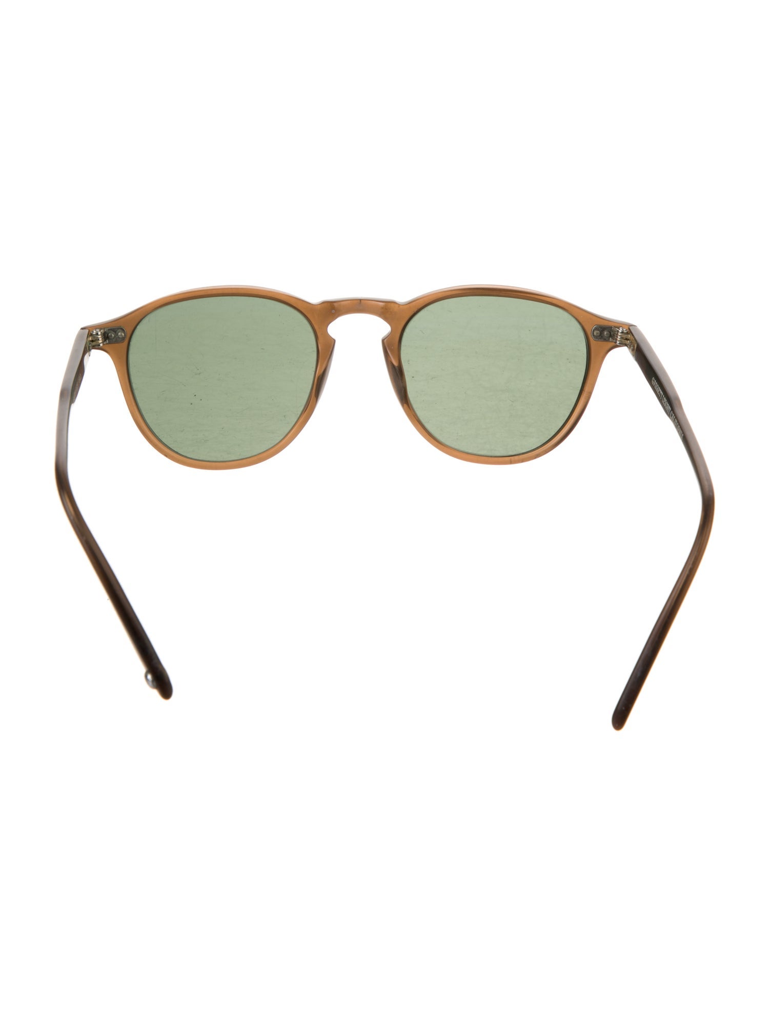 Garrett Leight Round Tinted Sunglasses