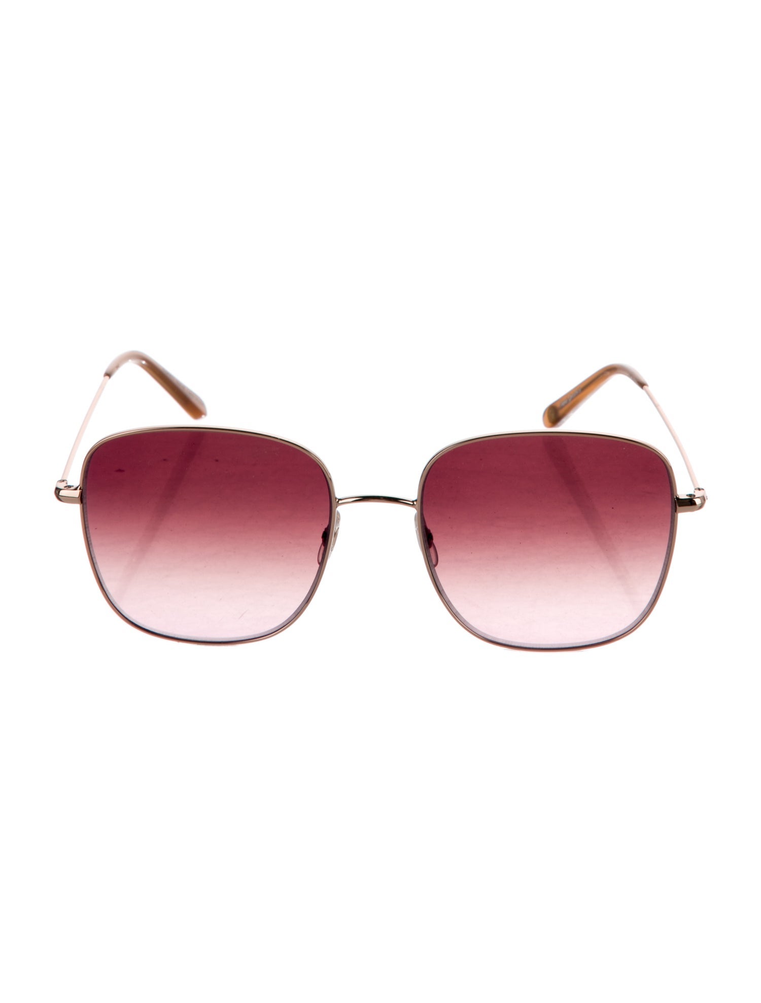 Garrett Leight Square Gradient Sunglasses