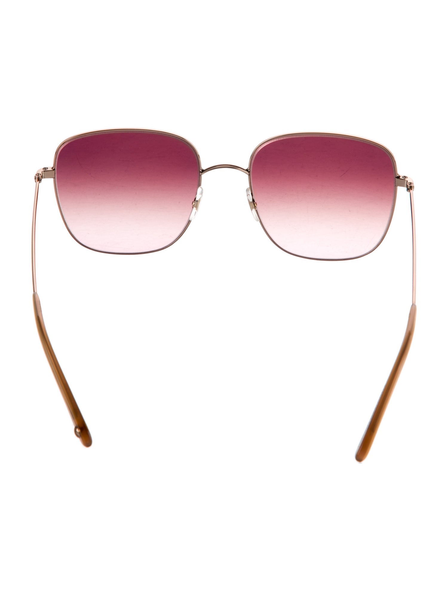 Garrett Leight Square Gradient Sunglasses