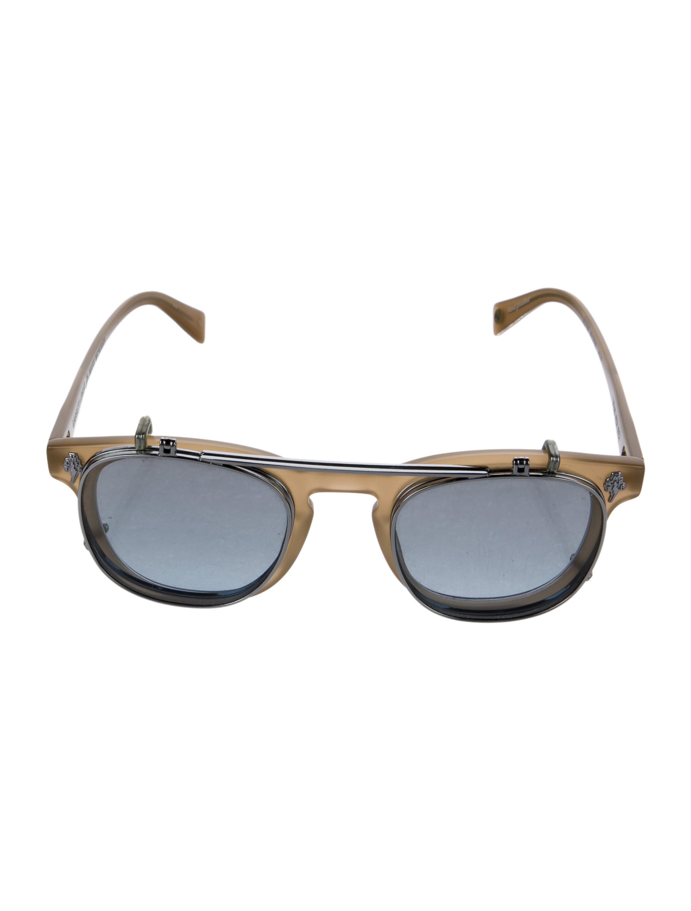 Garrett Leight Round Tinted Sunglasses