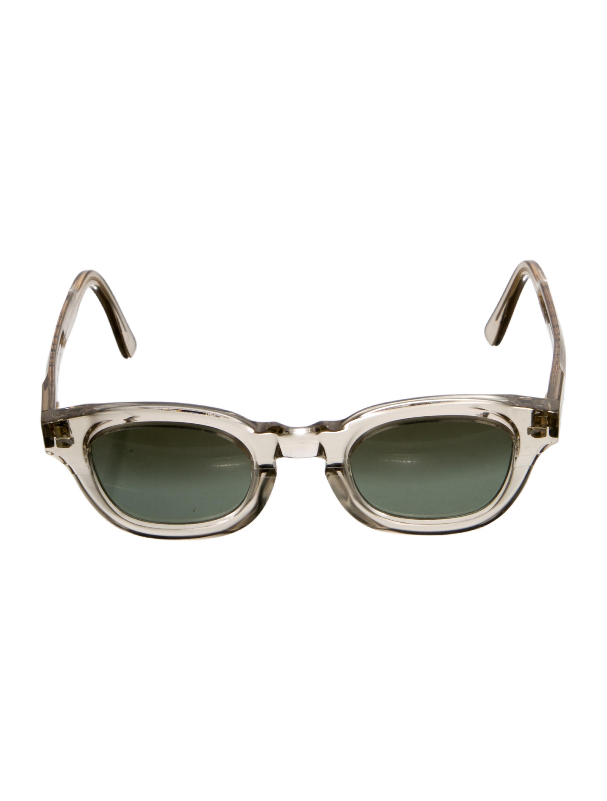 Garrett Leight Round Tinted Sunglasses