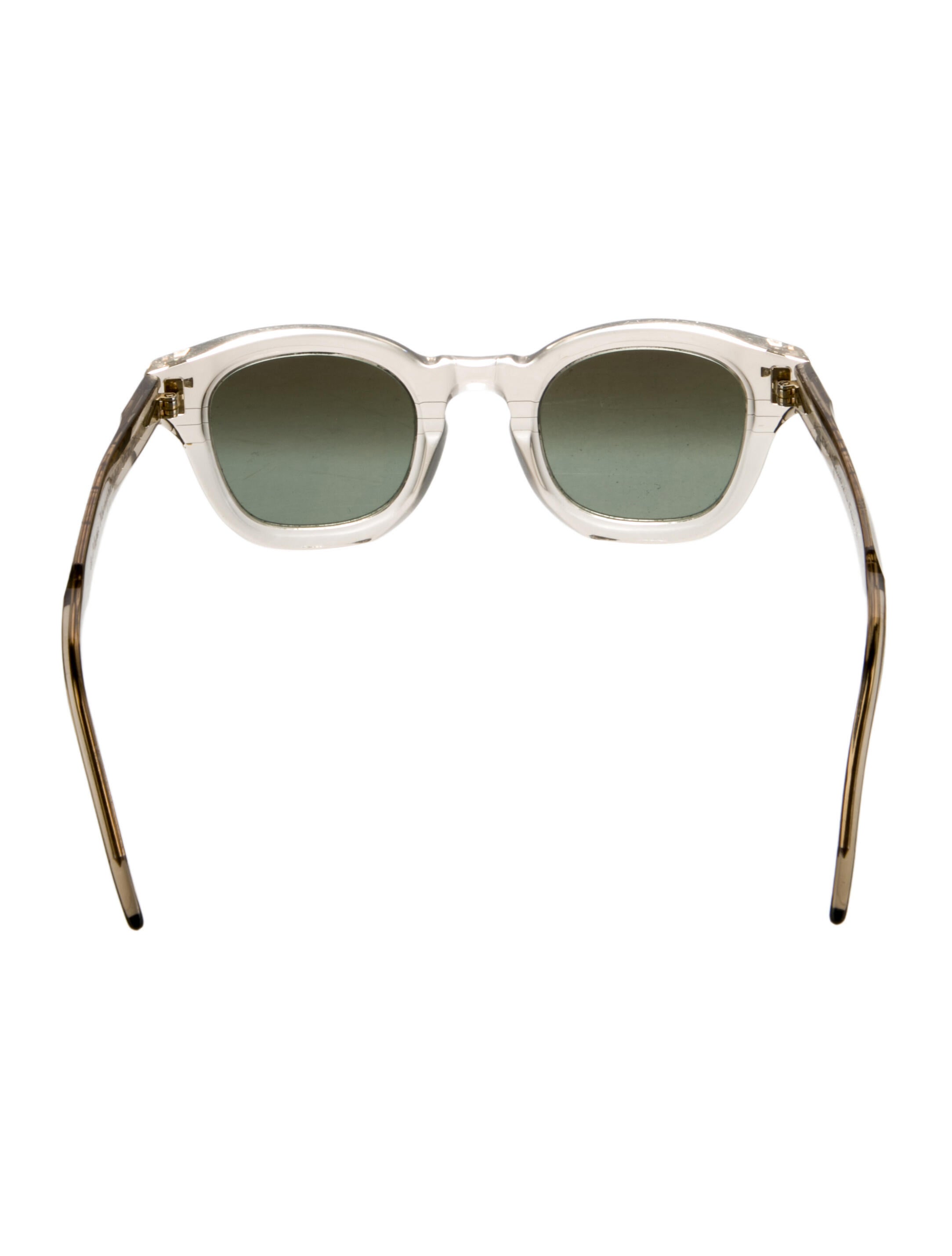 Garrett Leight Round Tinted Sunglasses