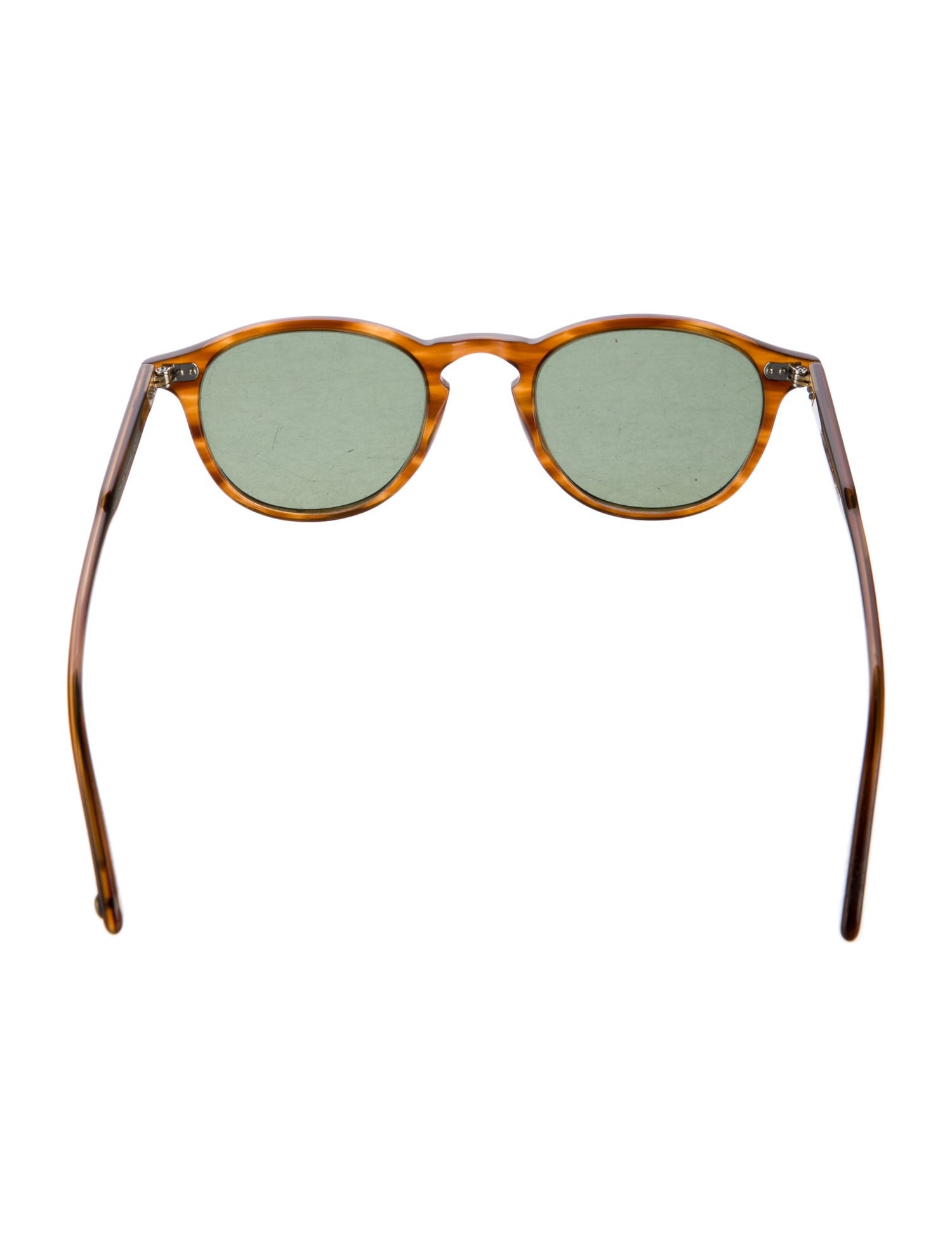 Garrett Leight Round Tinted Sunglasses