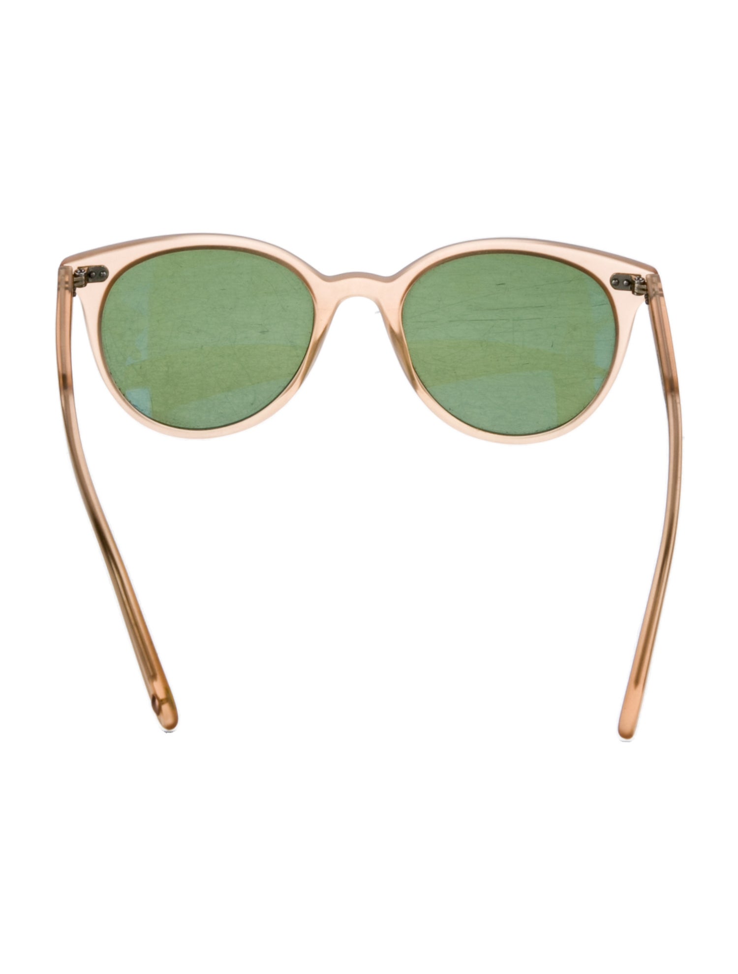 Garrett Leight Wayfarer Tinted Sunglasses