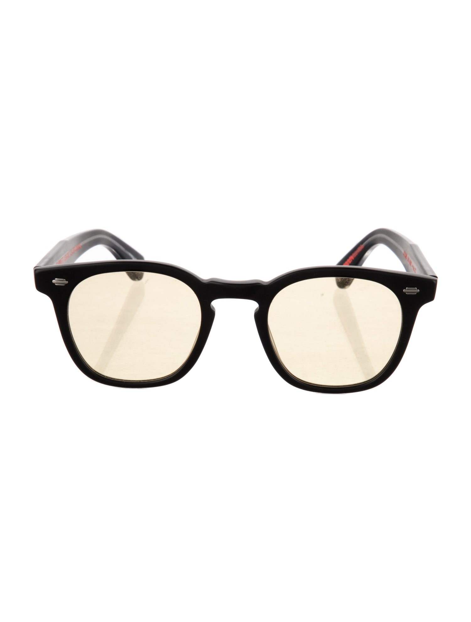 Garrett Leight Wayfarer Mirrored Sunglasses