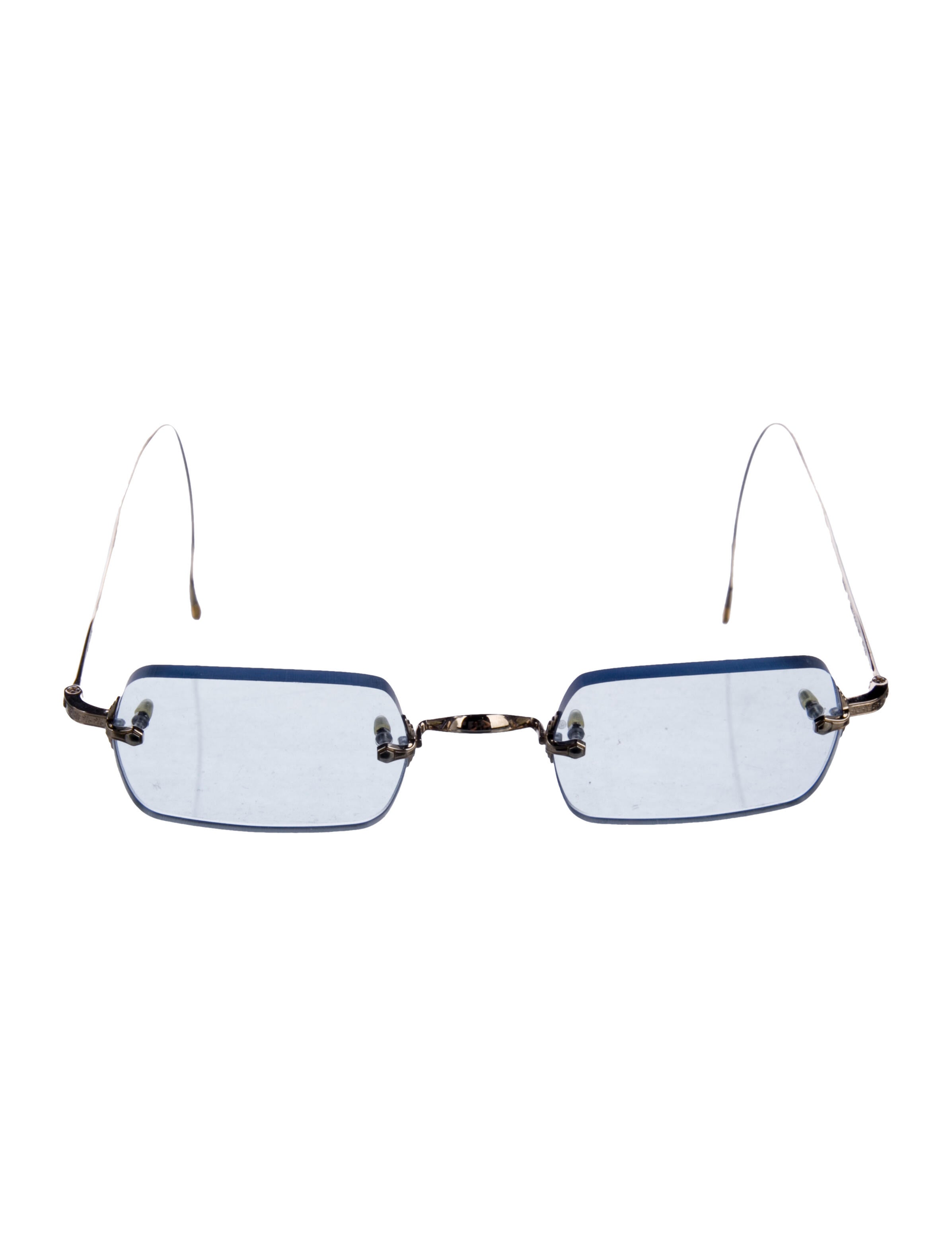Garrett Leight Square Tinted Sunglasses