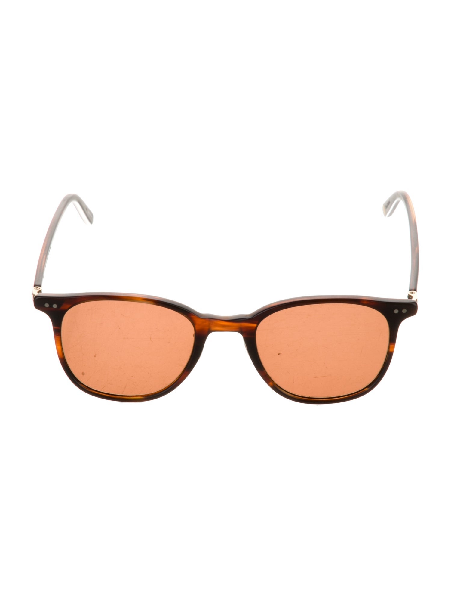 Garrett Leight Round Tinted Sunglasses