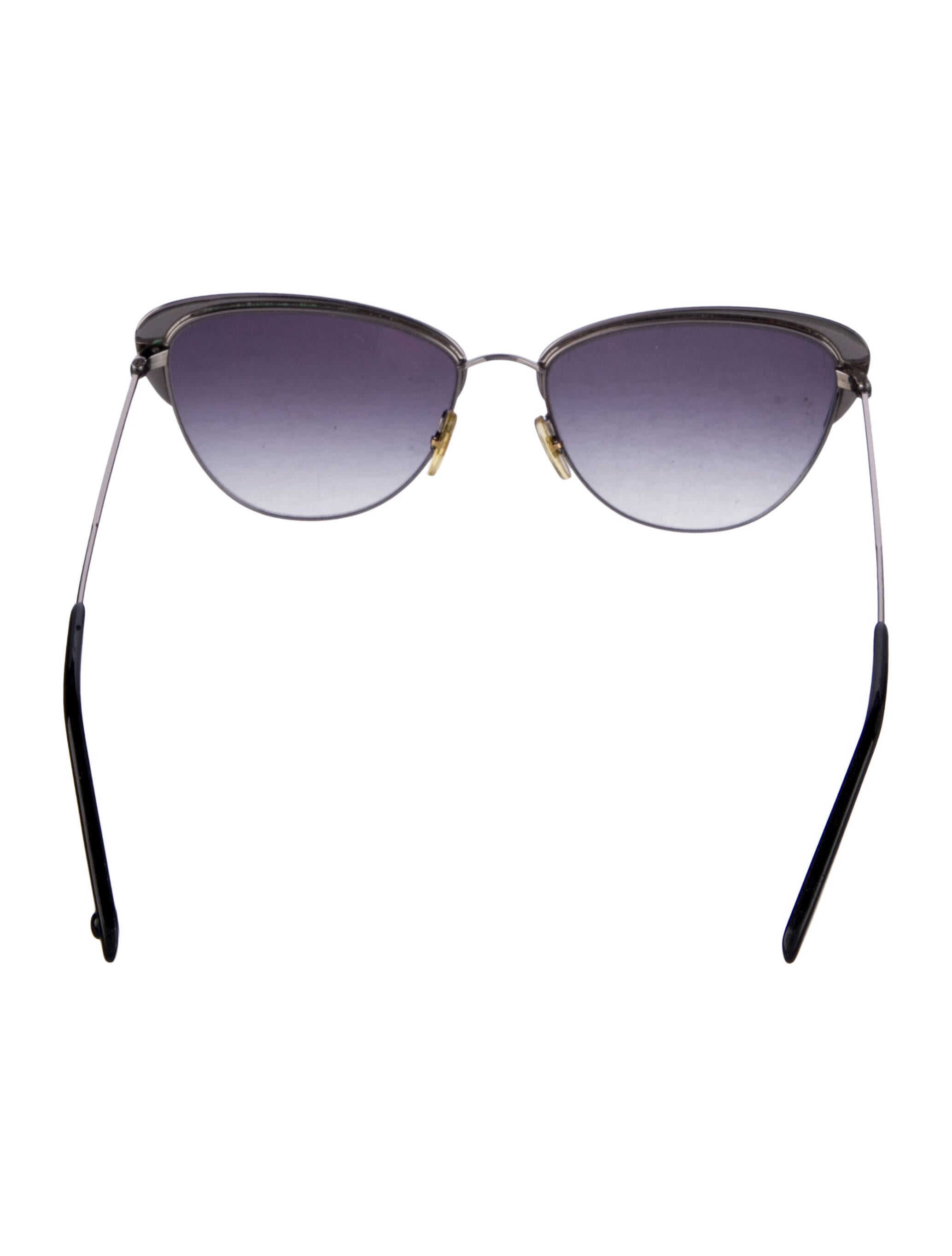 Garrett Leight Cat-Eye Gradient Sunglasses