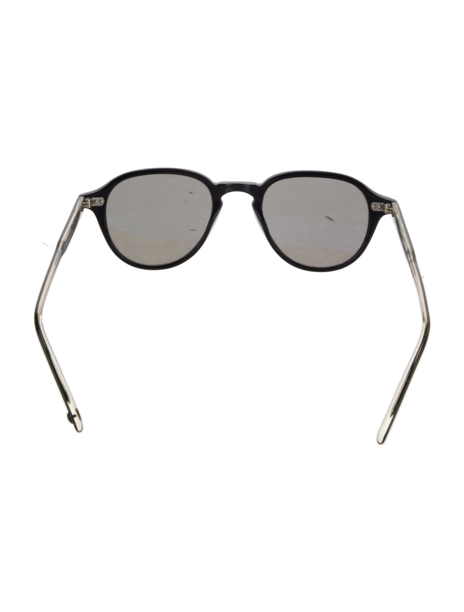 Garrett Leight Rialto MBK Round Sunglasses
