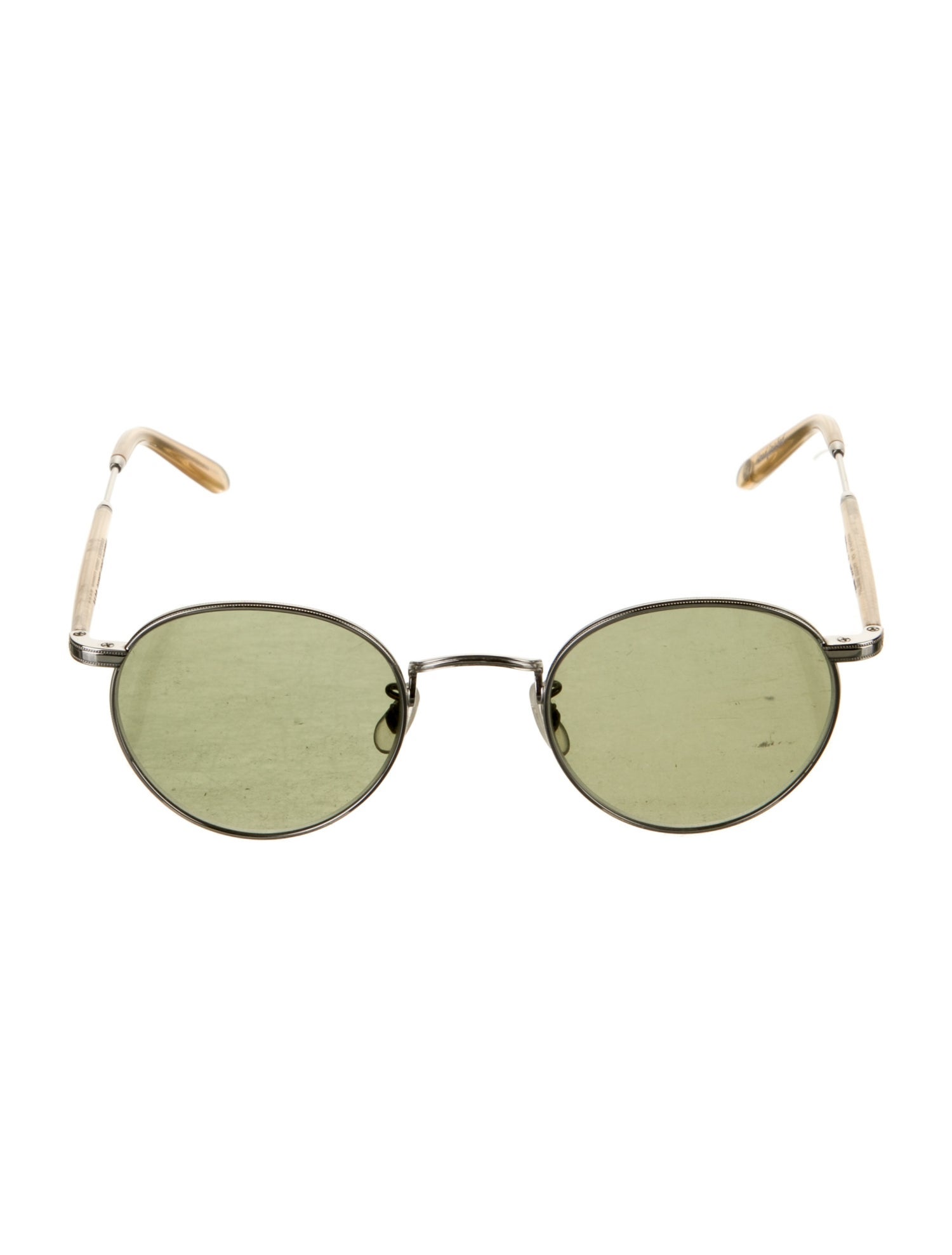 Garrett Leight Round Tinted Sunglasses