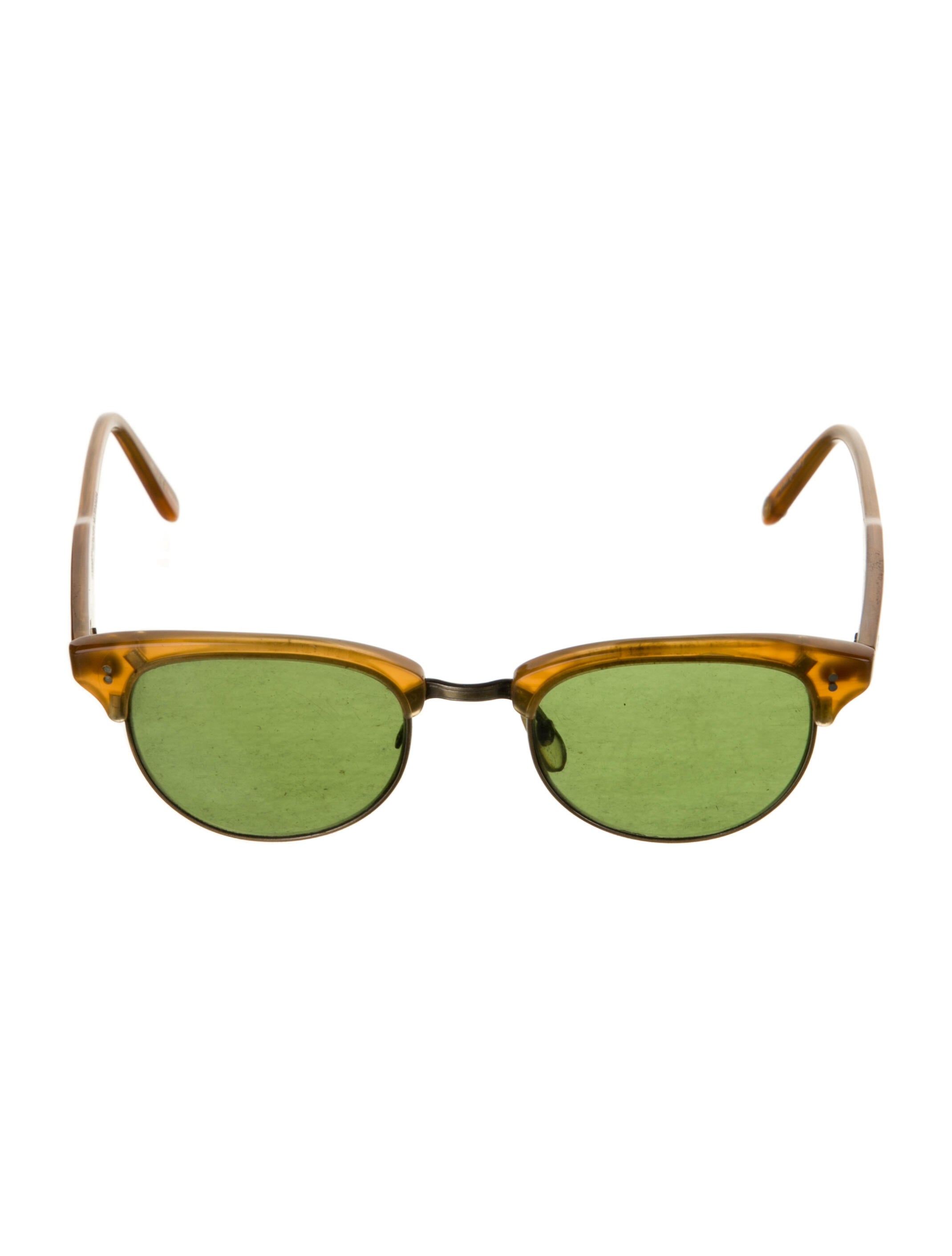 Garrett Leight Wayfarer Tinted Sunglasses