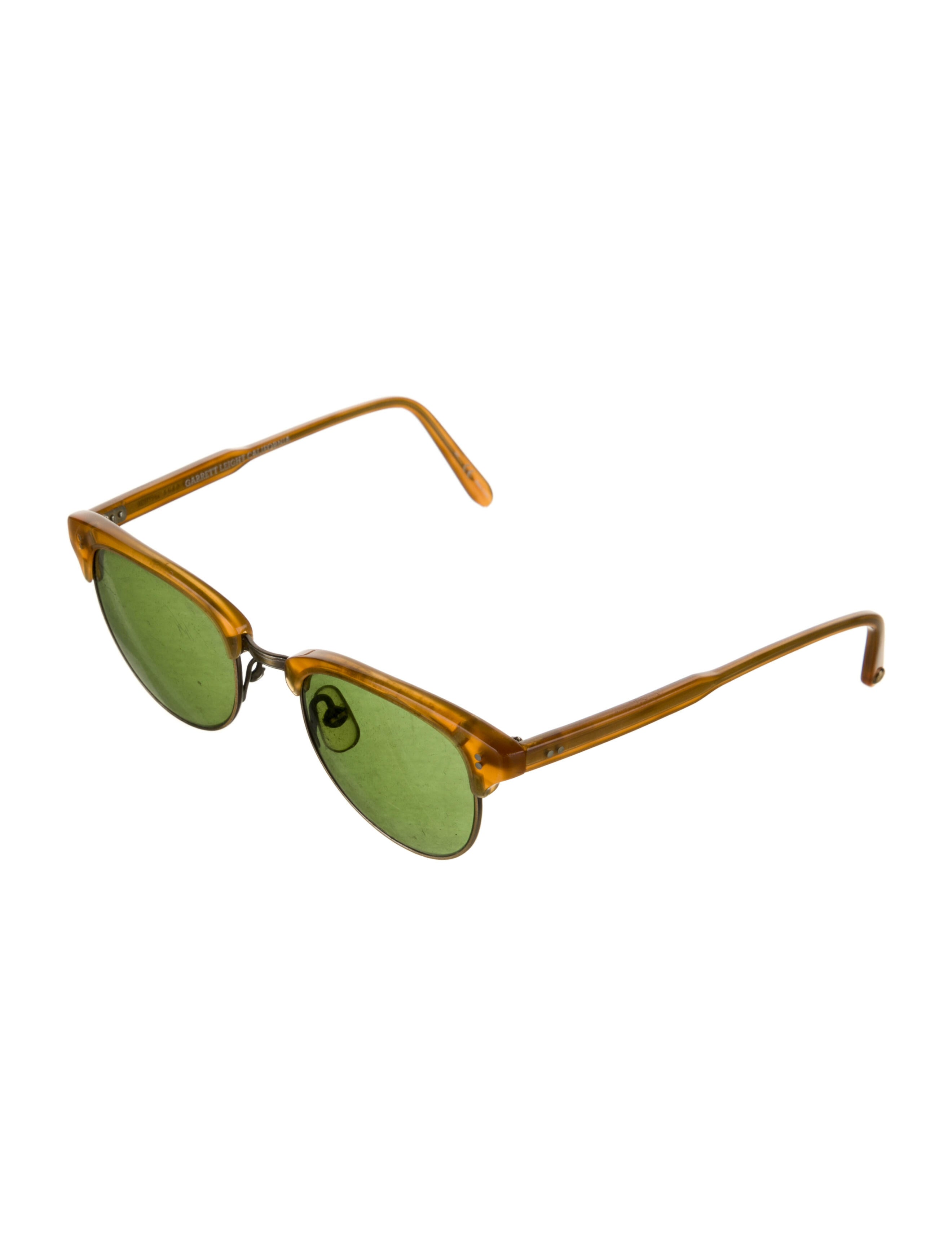 Garrett Leight Wayfarer Tinted Sunglasses