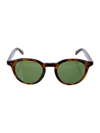 Garrett Leight Clune X Sun Round Sunglasses