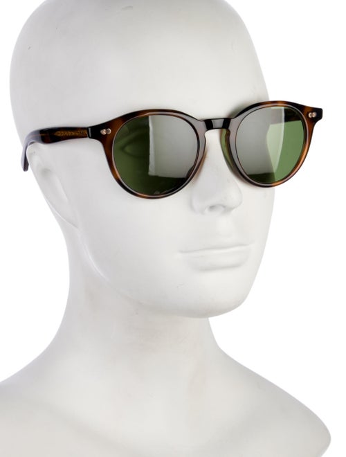 Garrett Leight Clune X Sun Round Sunglasses