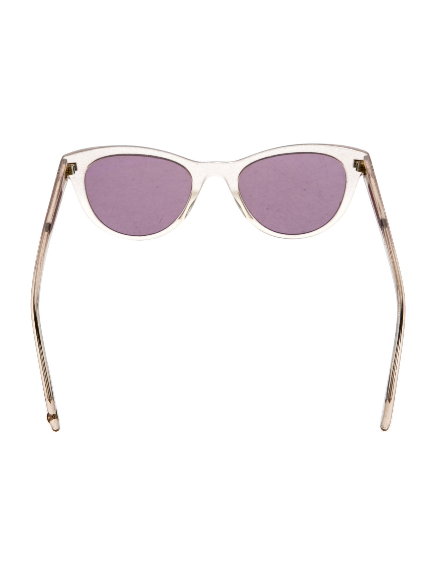 Garrett Leight x Clare V. Round Tinted Sunglasses