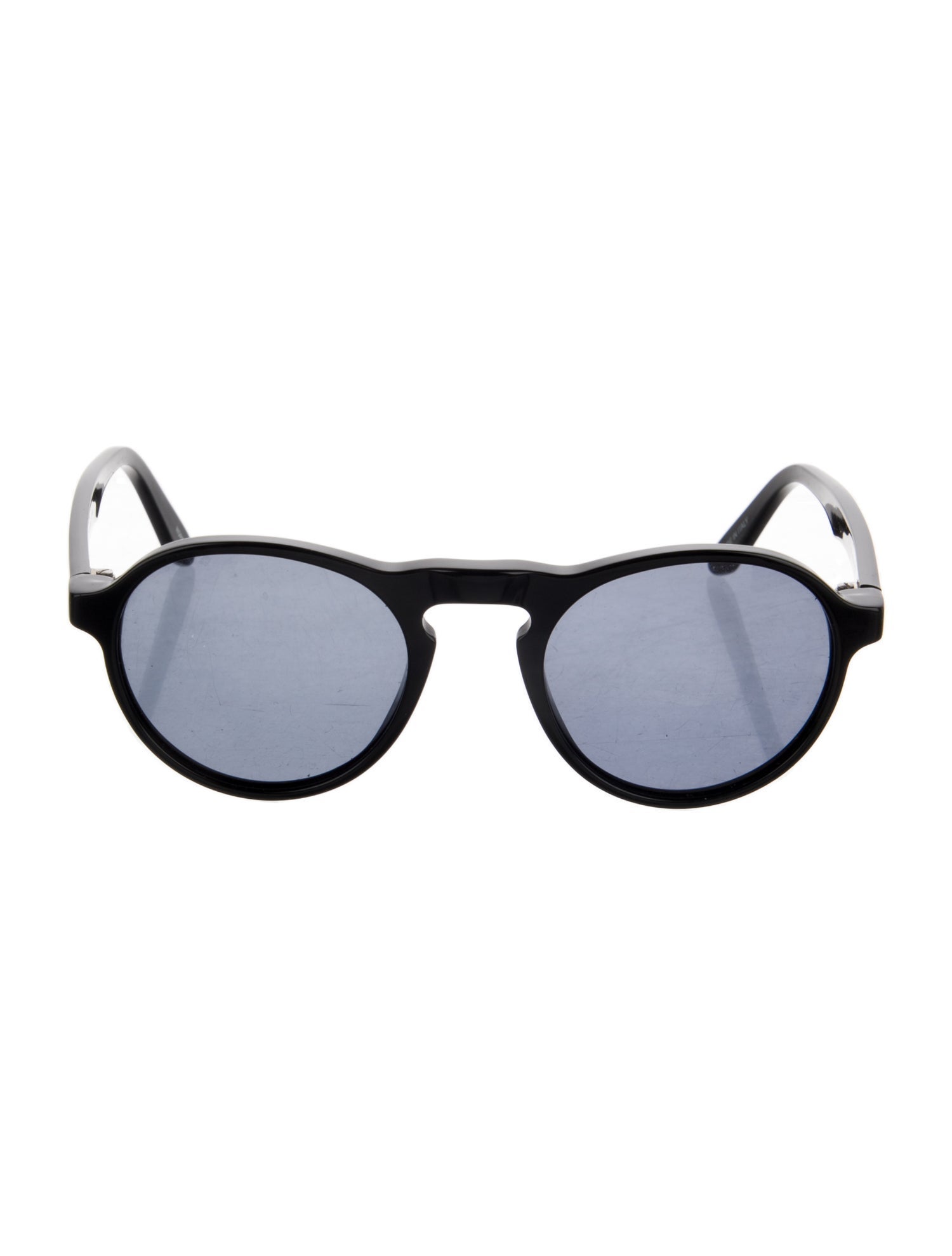 Garrett Leight Round Tinted Sunglasses