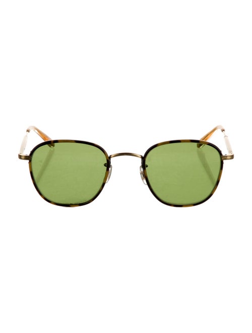 Garrett Leight Round Tinted Sunglasses