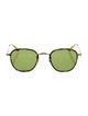 Garrett Leight Round Tinted Sunglasses