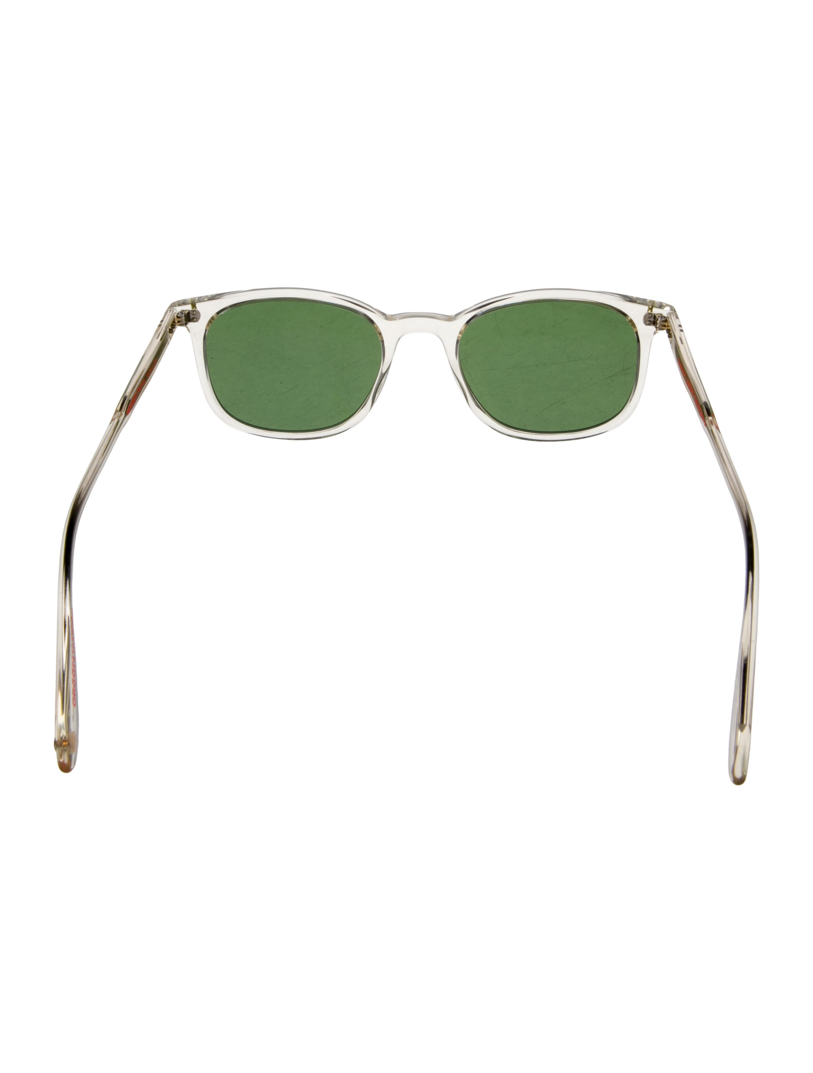 Garrett Leight Wayfarer Tinted Sunglasses