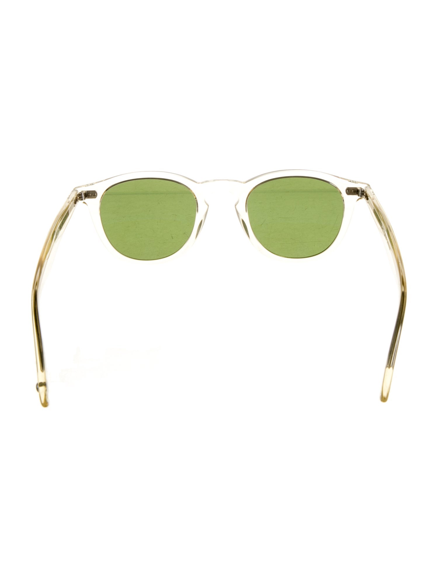 Garrett Leight Round Tinted Sunglasses