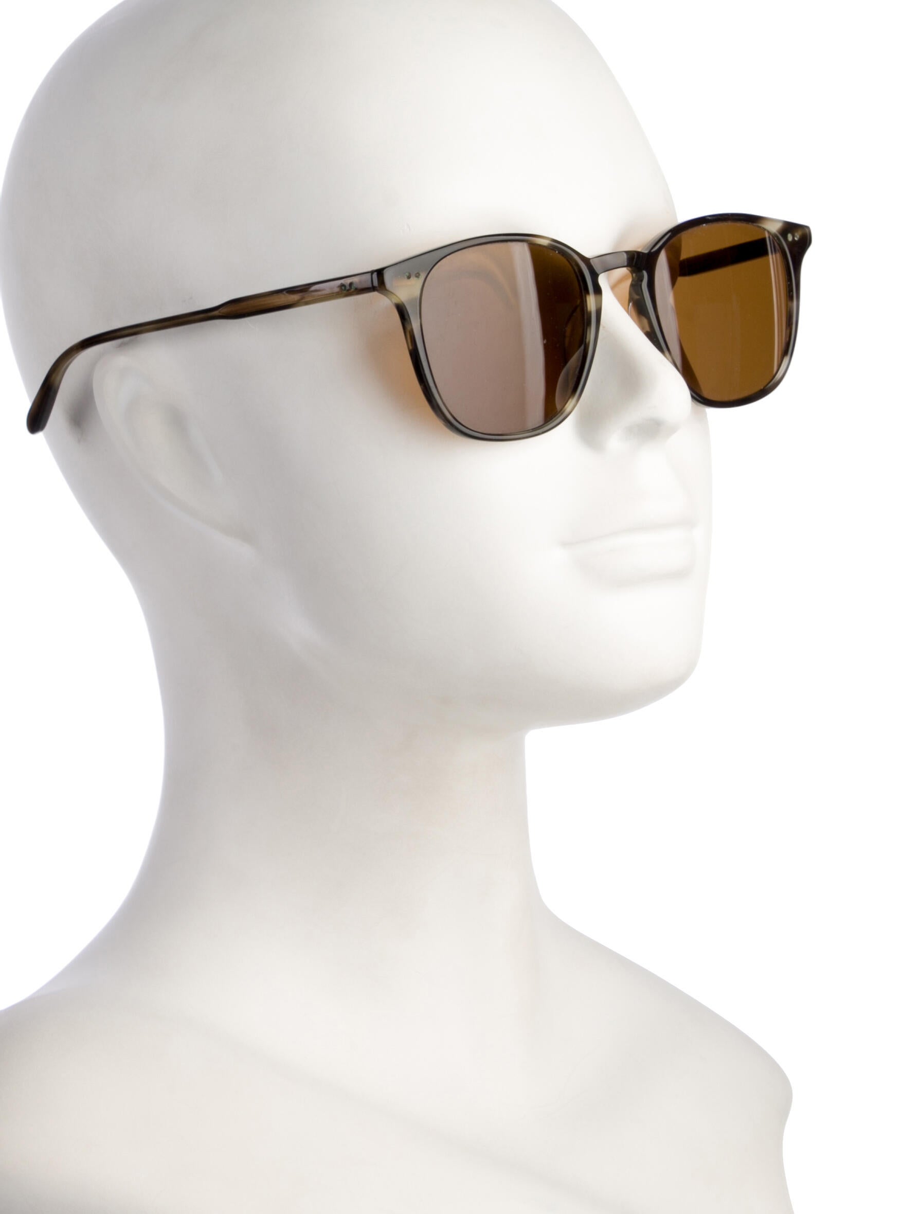 Garrett Leight Square Tinted Sunglasses
