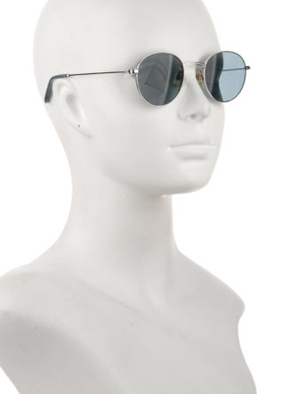 Garrett Leight Round Tinted Sunglasses