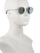 Garrett Leight Round Tinted Sunglasses