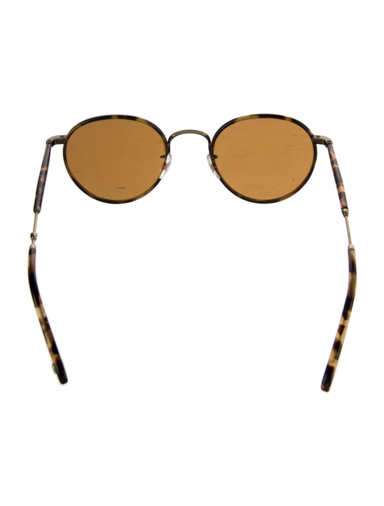 Garrett Leight Round Tinted Sunglasses