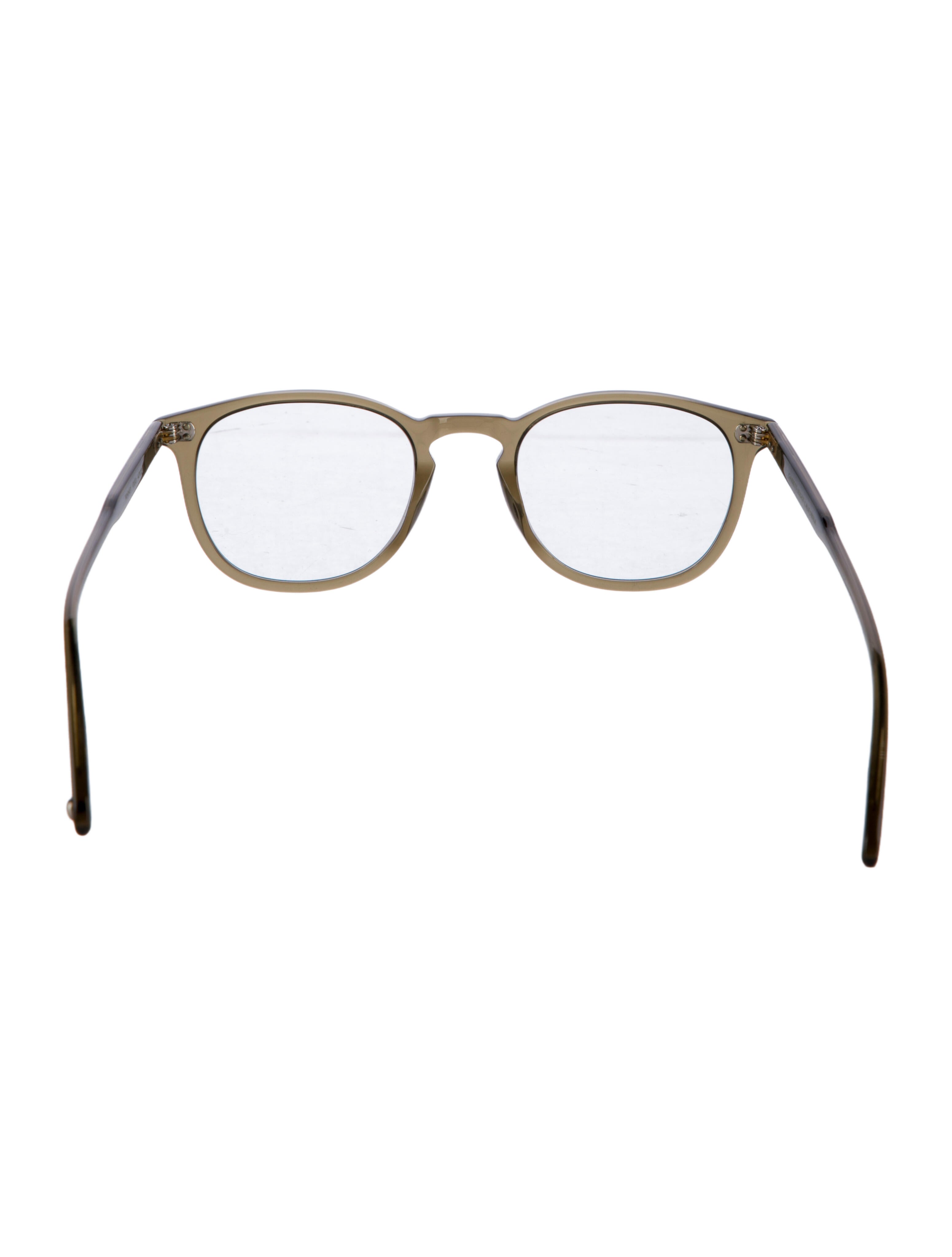 Garrett Leight Kinney Olio Round Eyeglasses