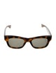Garrett Leight Wayfarer Tinted Sunglasses