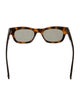 Garrett Leight Wayfarer Tinted Sunglasses