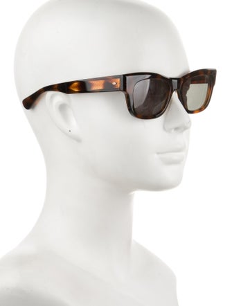 Garrett Leight Wayfarer Tinted Sunglasses