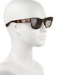 Garrett Leight Wayfarer Tinted Sunglasses
