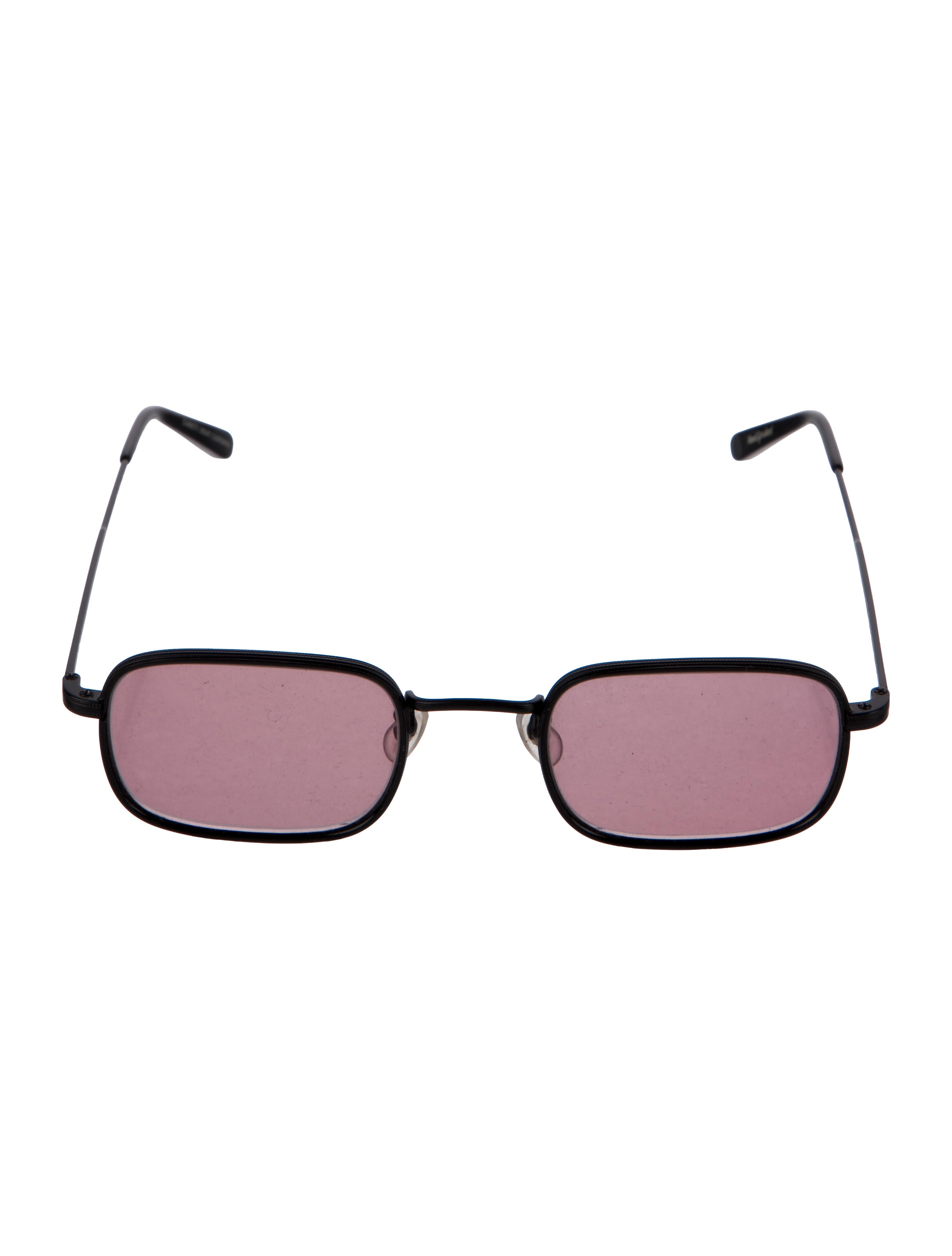 Garrett Leight Square Tinted Sunglasses
