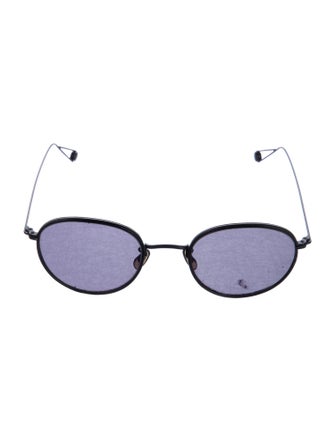 Garrett Leight Round Tinted Sunglasses