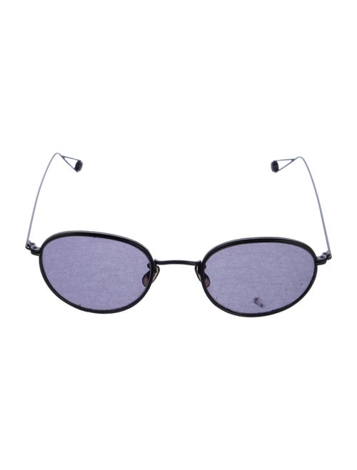Garrett Leight Round Tinted Sunglasses