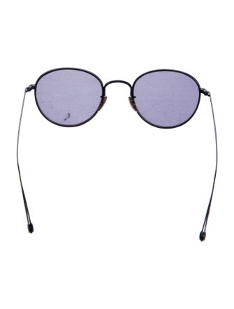 Garrett Leight Round Tinted Sunglasses