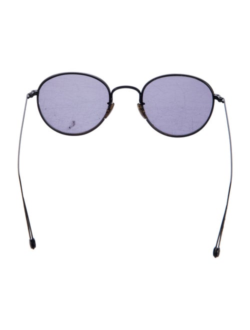 Garrett Leight Round Tinted Sunglasses