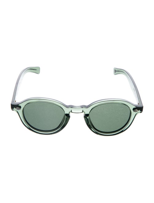 Garrett Leight Round Tinted Sunglasses