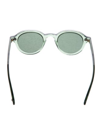 Garrett Leight Round Tinted Sunglasses