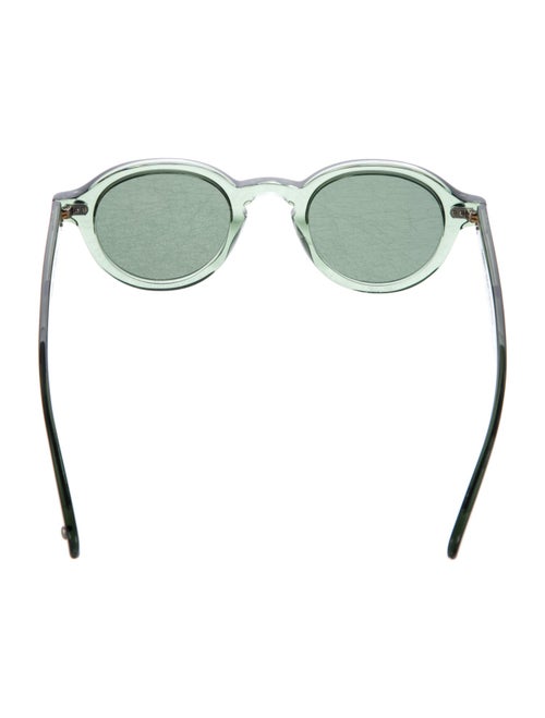 Garrett Leight Round Tinted Sunglasses