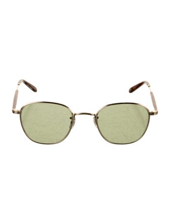 Garrett Leight Round Tinted Sunglasses