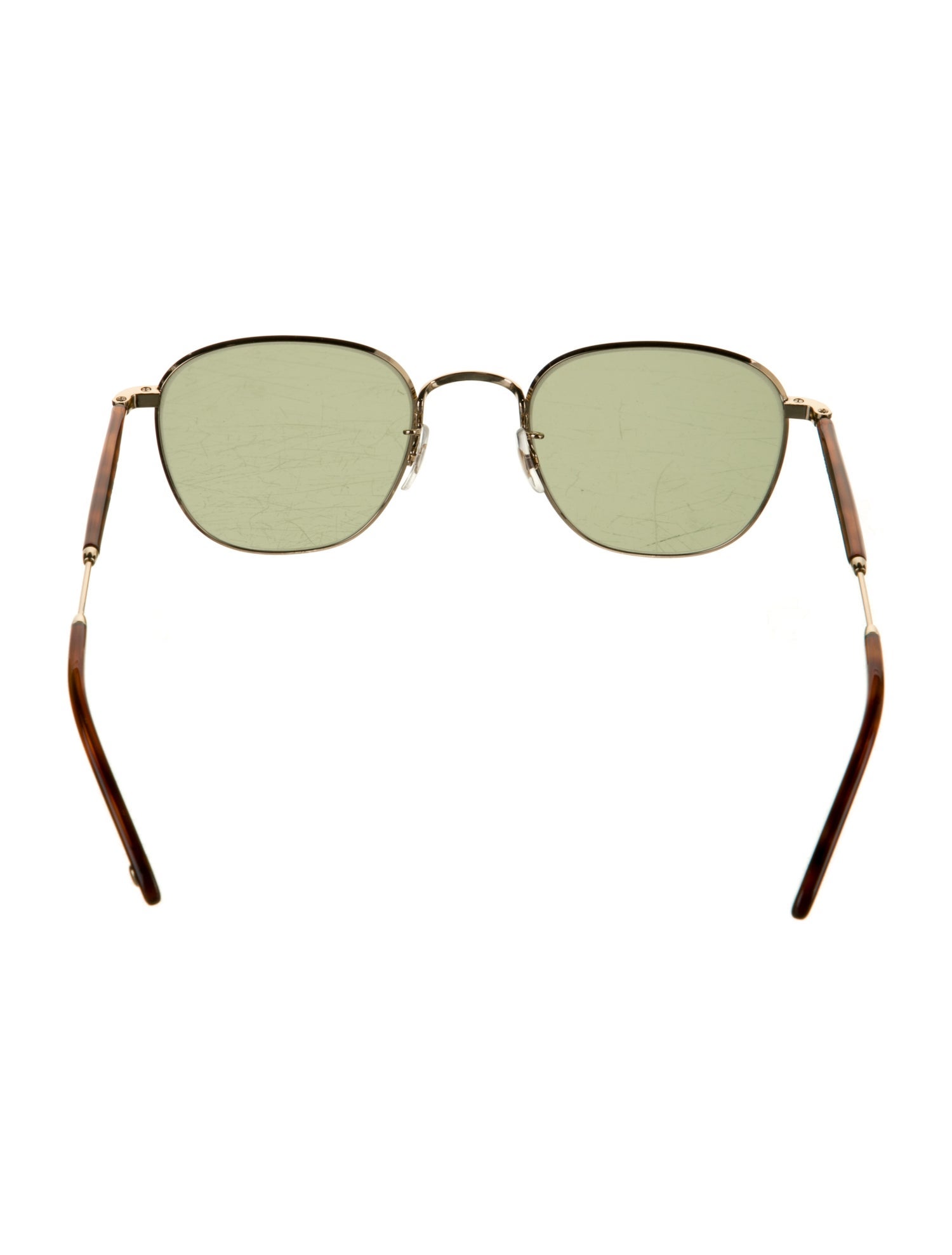 Garrett Leight Round Tinted Sunglasses