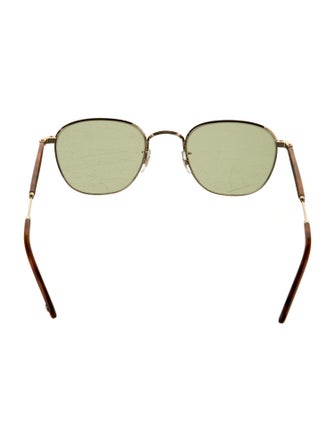 Garrett Leight Round Tinted Sunglasses