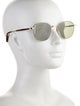 Garrett Leight Round Tinted Sunglasses