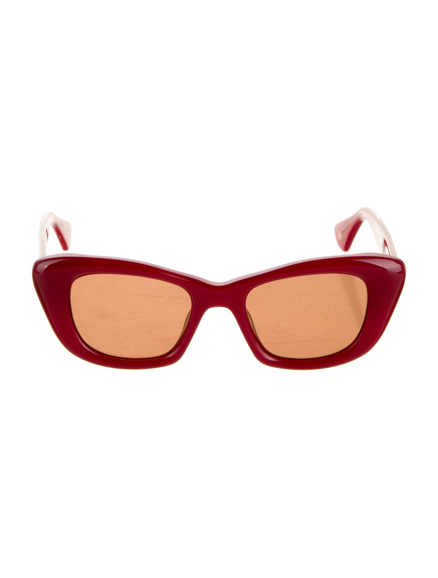 Garrett Leight Cat-Eye Tinted Sunglasses
