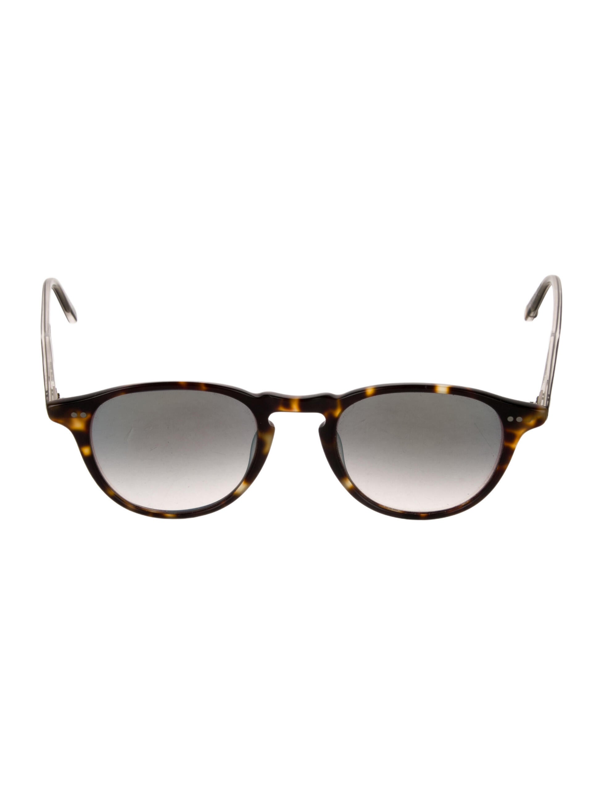 Garrett Leight Round Gradient Sunglasses
