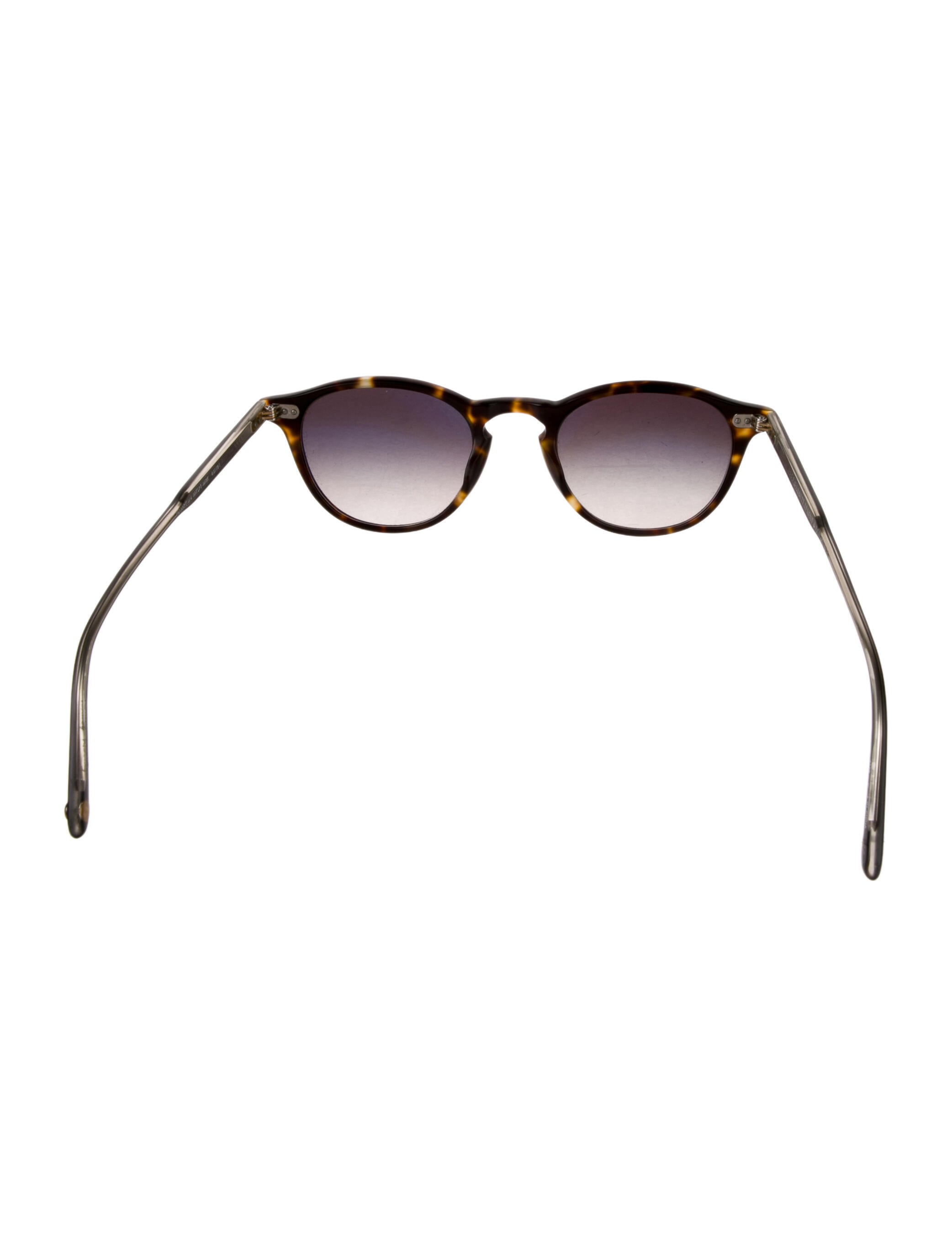 Garrett Leight Round Gradient Sunglasses