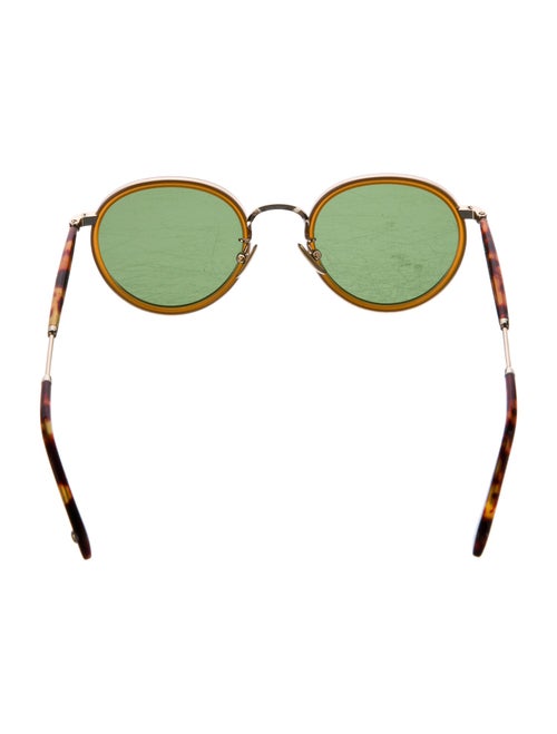 Garrett Leight Round Tinted Sunglasses